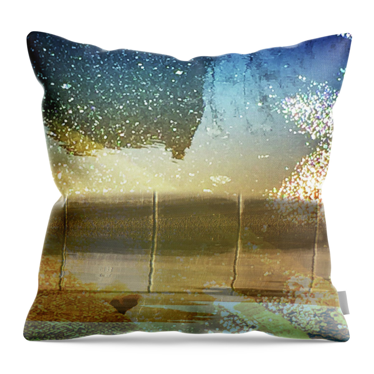 Abstract Throw Pillow featuring the photograph Arabian Night by Jessica Levant