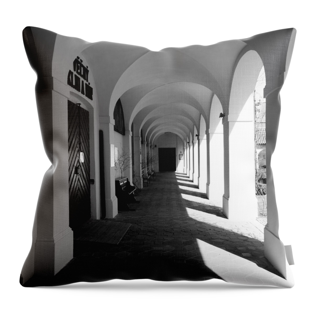 Tabor Throw Pillow featuring the photograph Arches of Klokoty by Rae Tucker