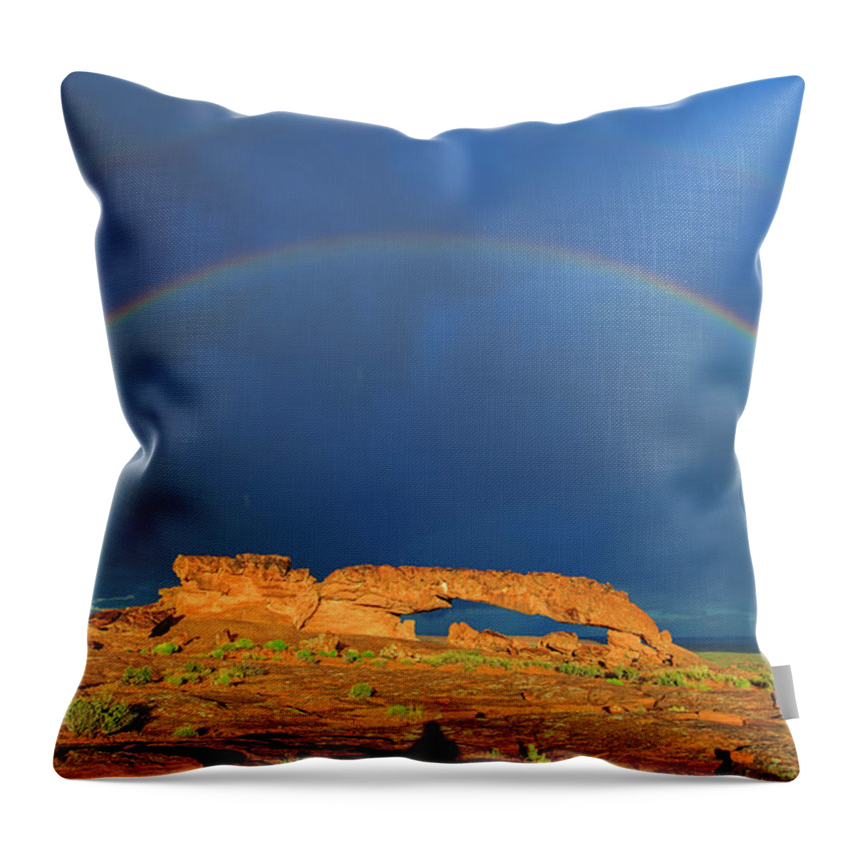 Sky Throw Pillow featuring the photograph Arching Over by Ralf Rohner