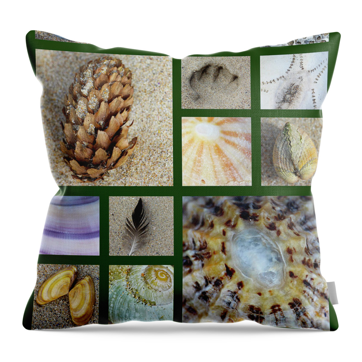 Ards Beach Throw Pillow featuring the photograph Ards Beach County Donegal Poster Ireland by Eddie Barron
