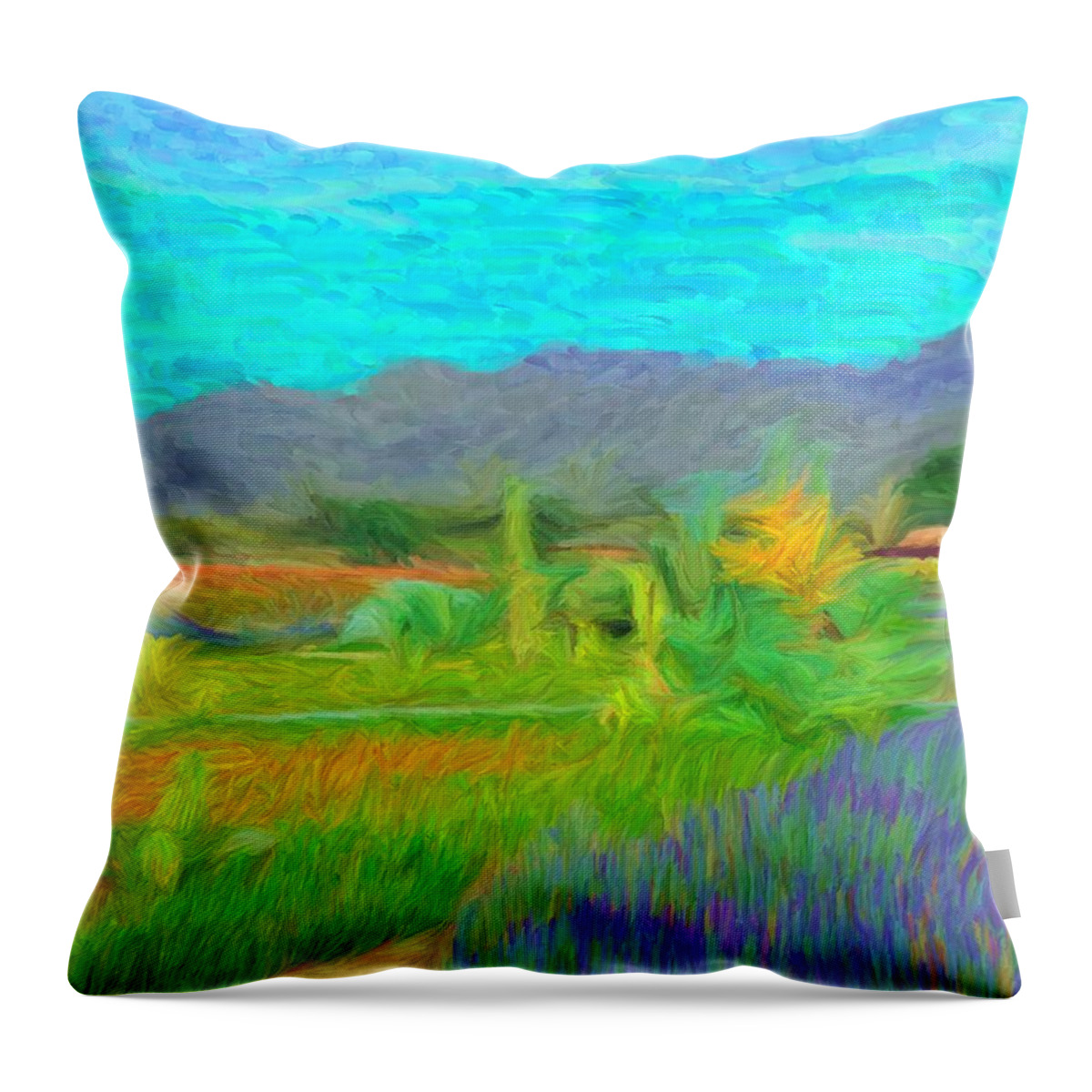Argentina Throw Pillow featuring the digital art Argentina 1 - by Caito Junqueira