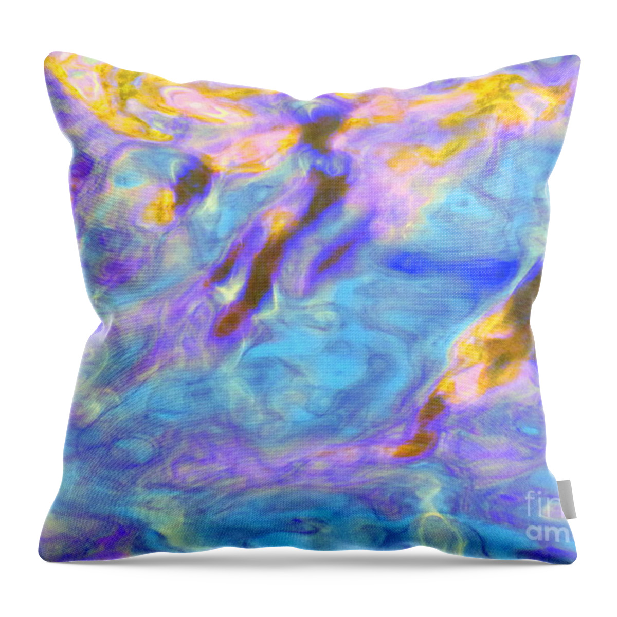 Abstract Throw Pillow featuring the photograph Love What Arises by Sybil Staples