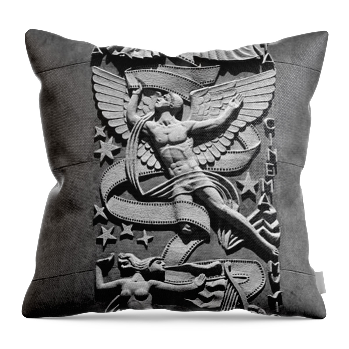 Art Deco Throw Pillow featuring the photograph Art Deco Theatre 2 by Andrew Fare