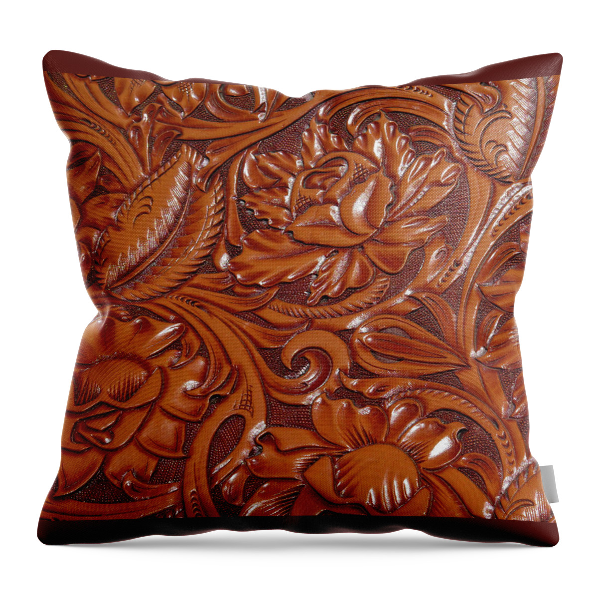 Saddle Throw Pillow featuring the photograph Art of Craft by Diane Bohna