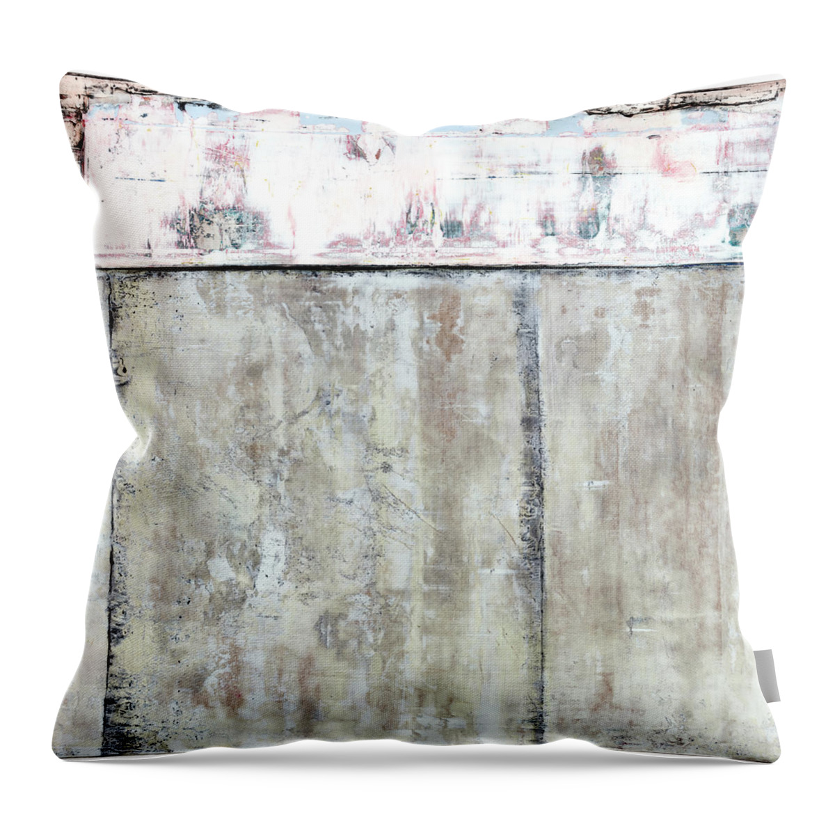 Abstract Prints Throw Pillow featuring the painting Art Print Abstract 101 by Harry Gruenert