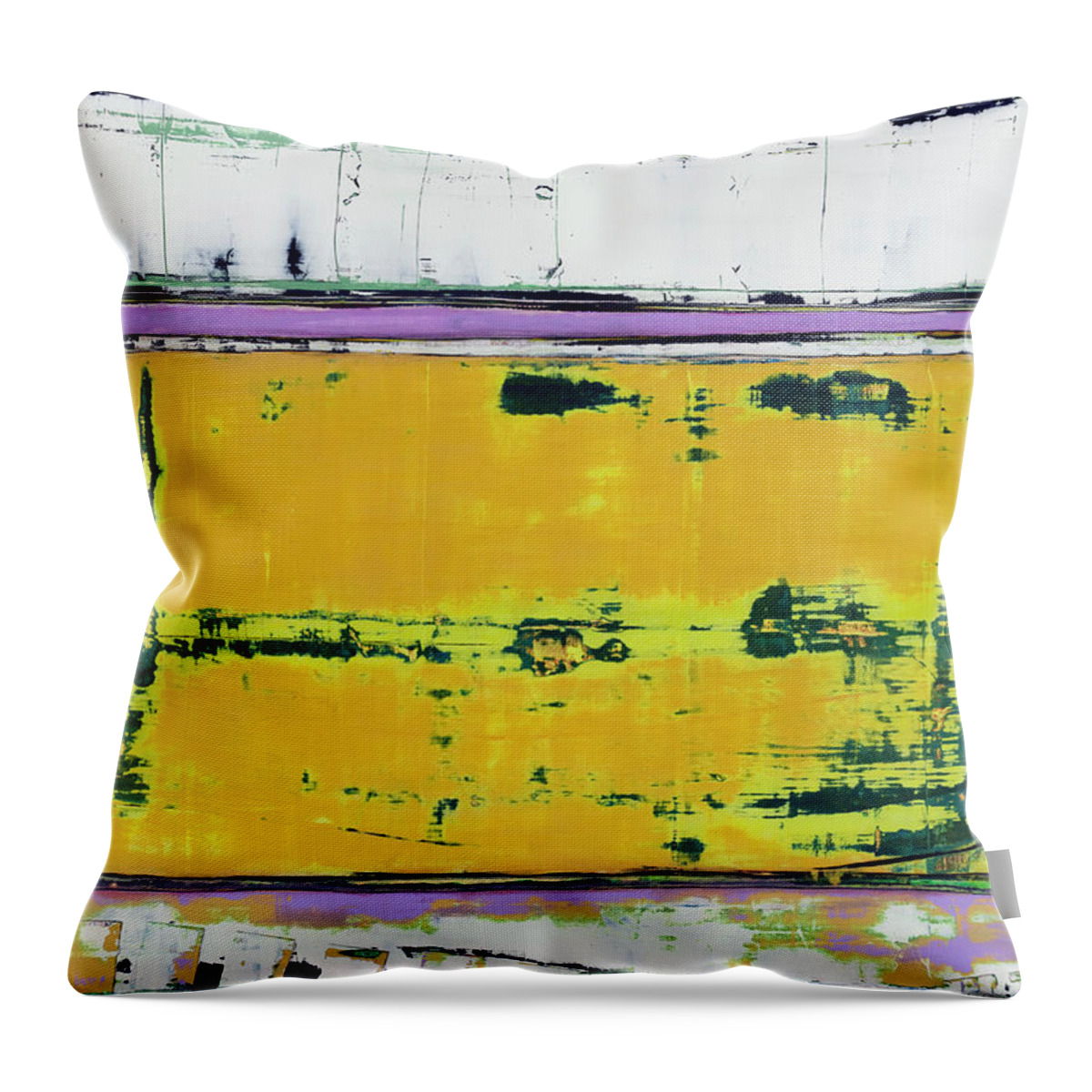 Abstract Prints Throw Pillow featuring the painting Art Print Abstract 81 by Harry Gruenert