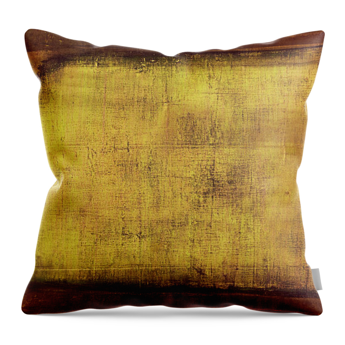 Abstract Prints Throw Pillow featuring the painting Art Print Terra by Harry Gruenert
