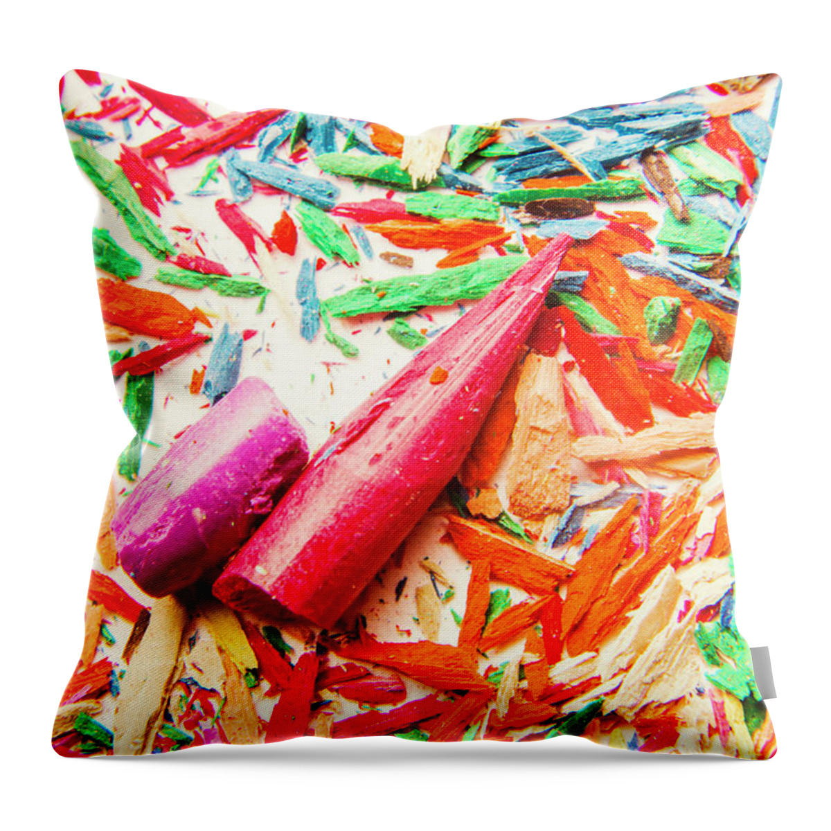Artwork Throw Pillow featuring the photograph Artistic disruption by Jorgo Photography