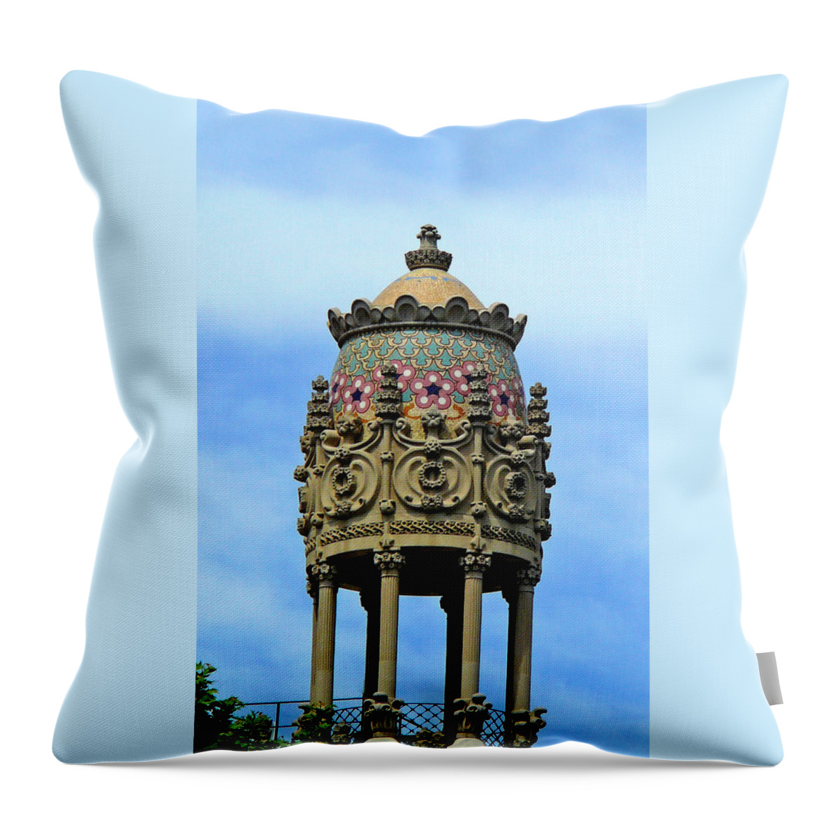 Photography Throw Pillow featuring the photograph Artistic Roof by Francesca Mackenney