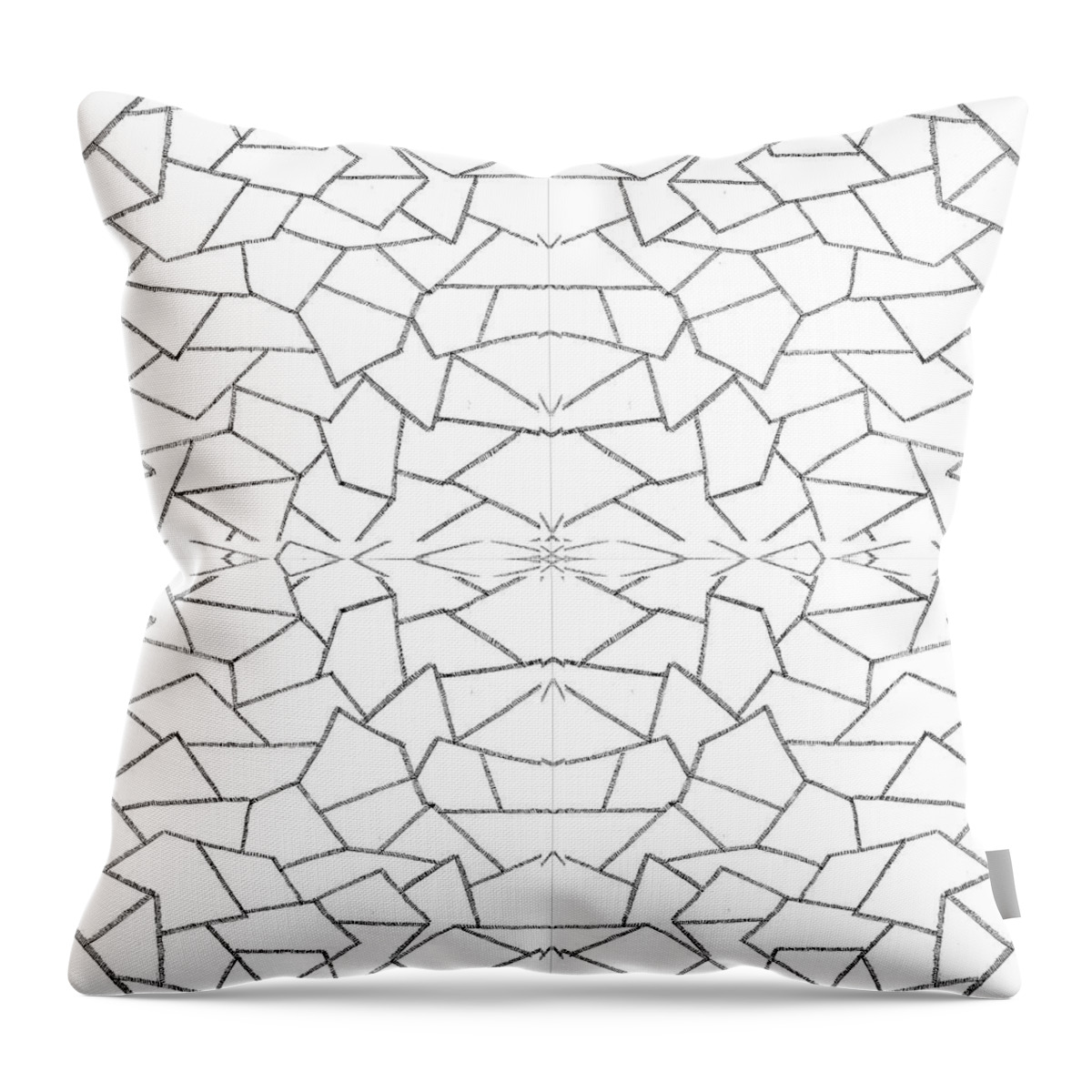 Urban Throw Pillow featuring the digital art 039 Scarves by Cheryl Turner