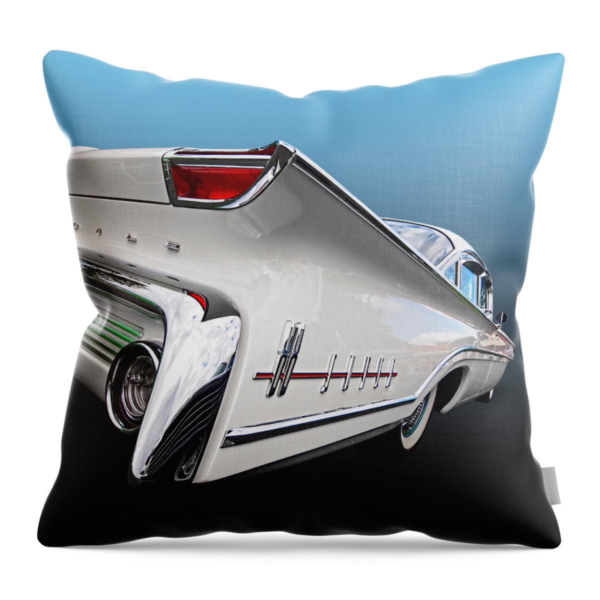 Oldsmobile Throw Pillow featuring the photograph Olds Sixties Style - Super 88 by Gill Billington