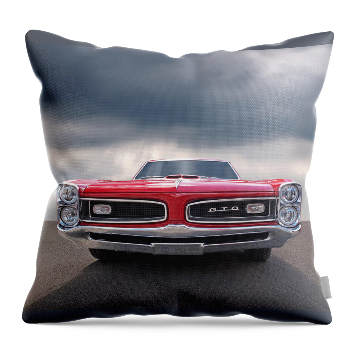 Pontiac Throw Pillow featuring the photograph Look At Me - GTO by Gill Billington