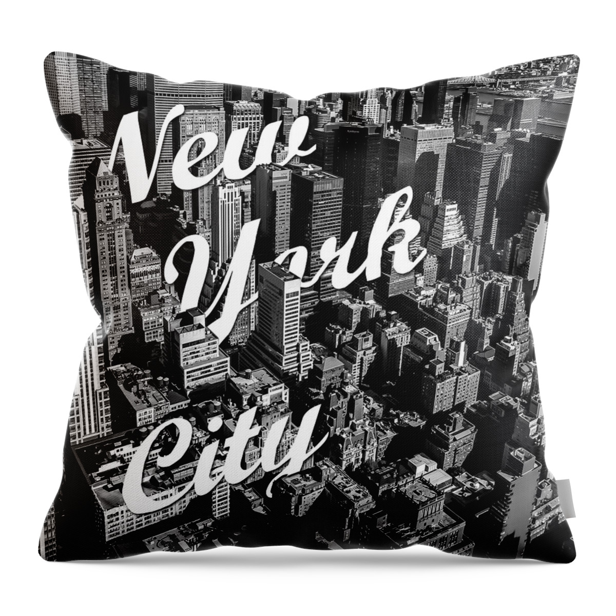 #faatoppicks Throw Pillow featuring the photograph New York City by Nicklas Gustafsson