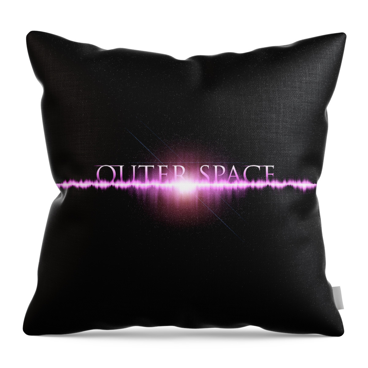 Space Throw Pillow featuring the digital art Outer Space by Phil Perkins