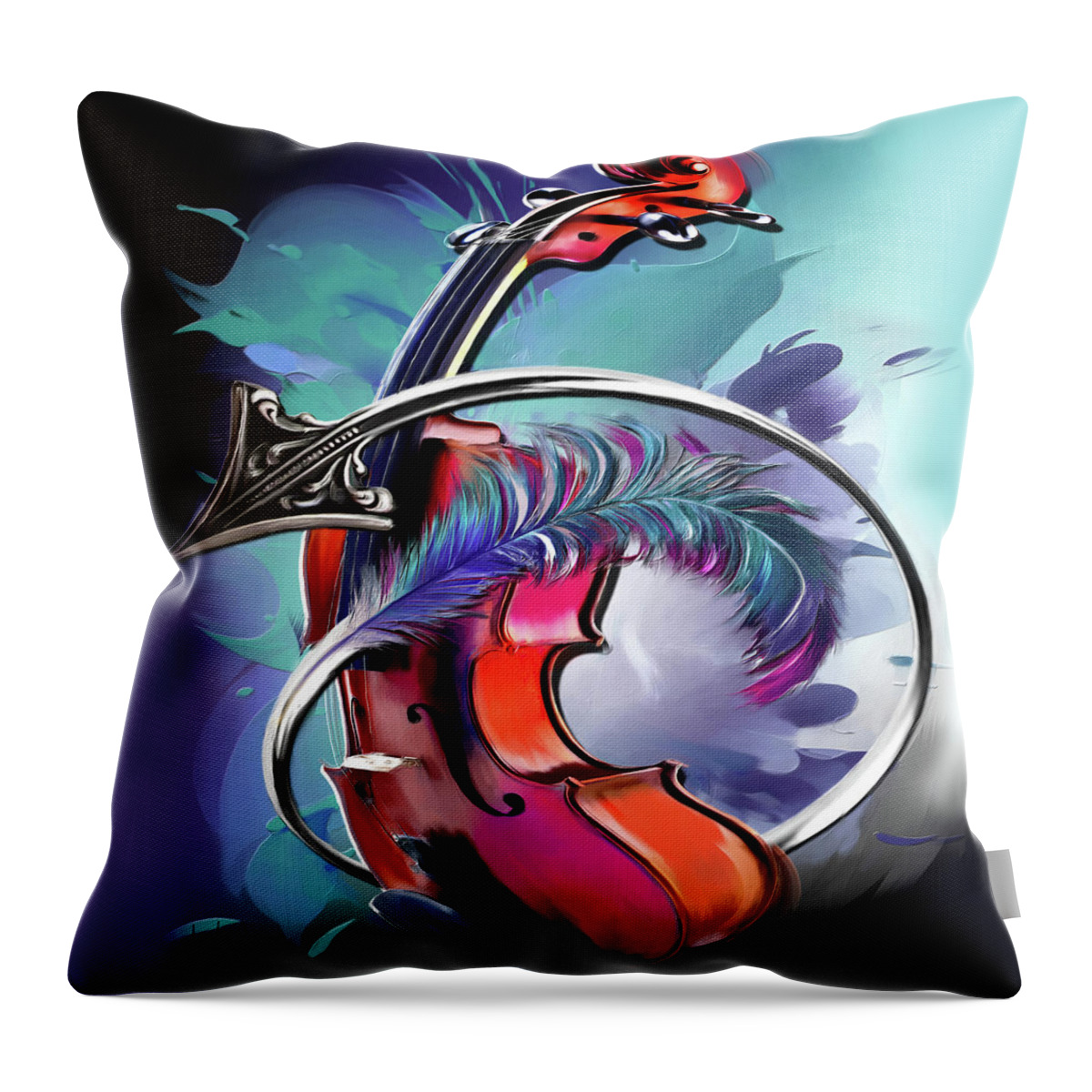 Sagittarius Throw Pillow featuring the mixed media Sagittarius by Melanie D