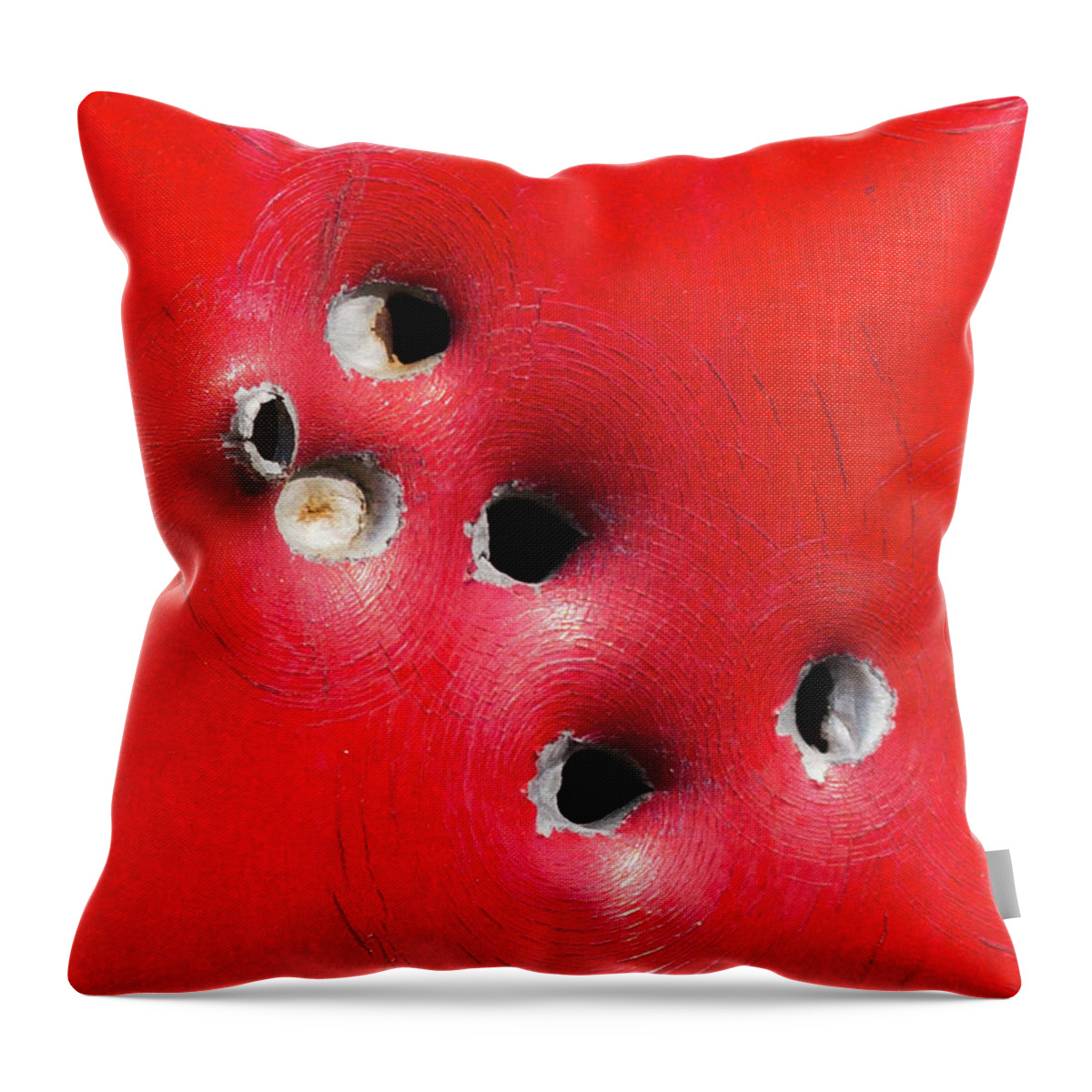 Bill Kesler Photography Throw Pillow featuring the photograph One Through The Back by Bill Kesler