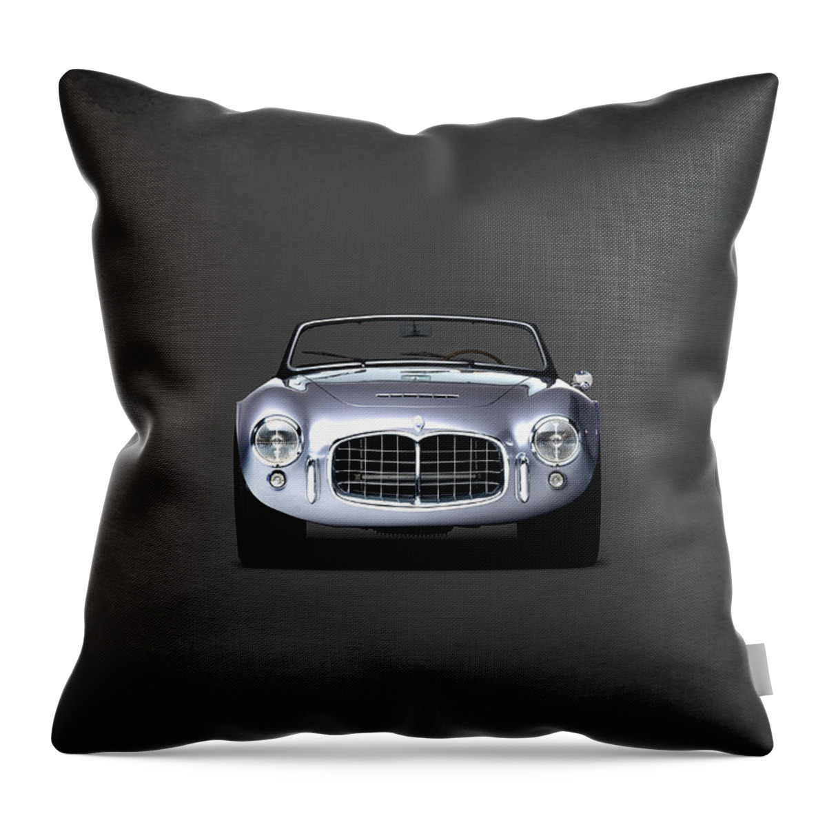 Maserati Throw Pillow featuring the photograph Maserati A6 Spider by Mark Rogan
