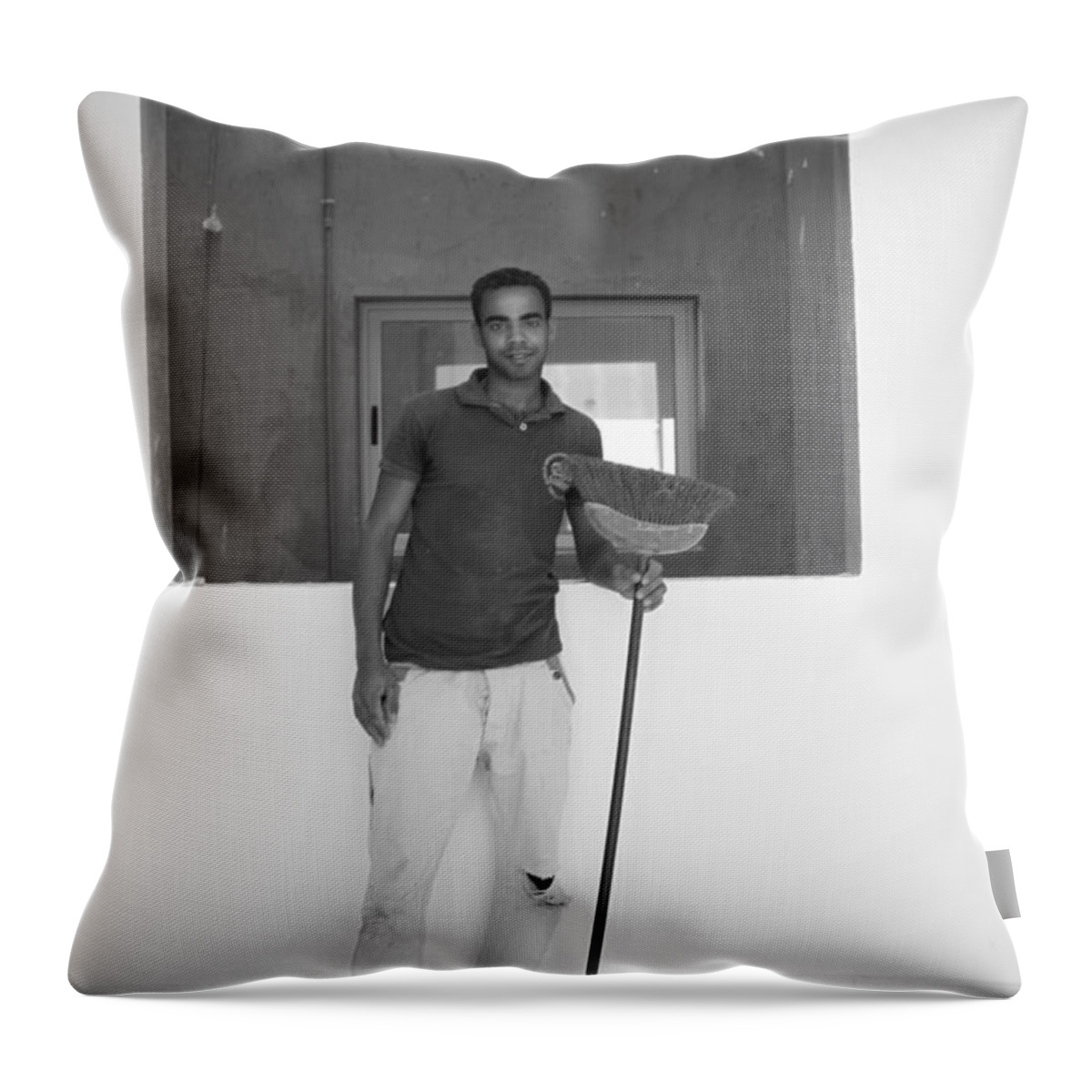 Al-ahyaa Throw Pillow featuring the photograph At Your Command by Jez C Self