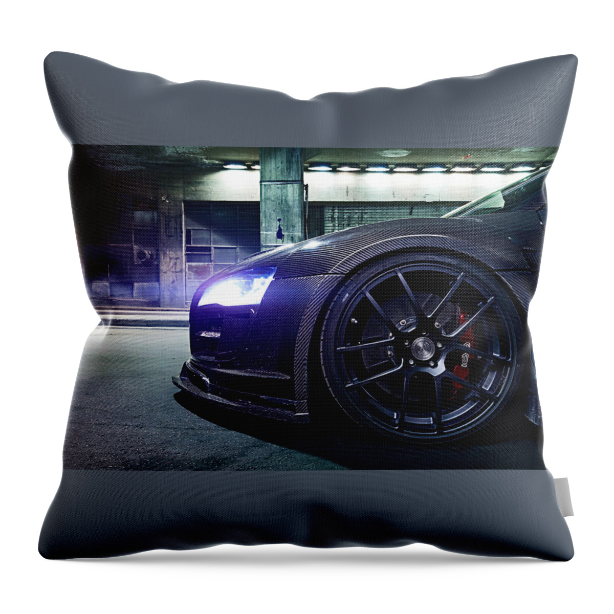 Audi R8 Throw Pillow featuring the photograph Audi R8 by Jackie Russo
