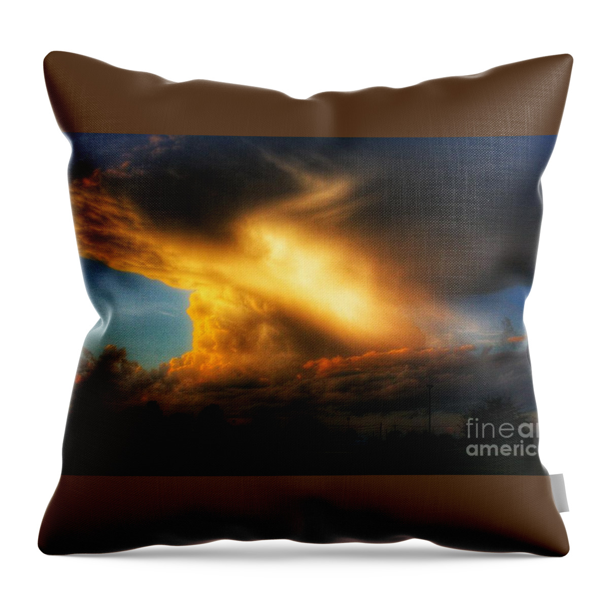  Throw Pillow featuring the photograph Auriferous by Jessica S