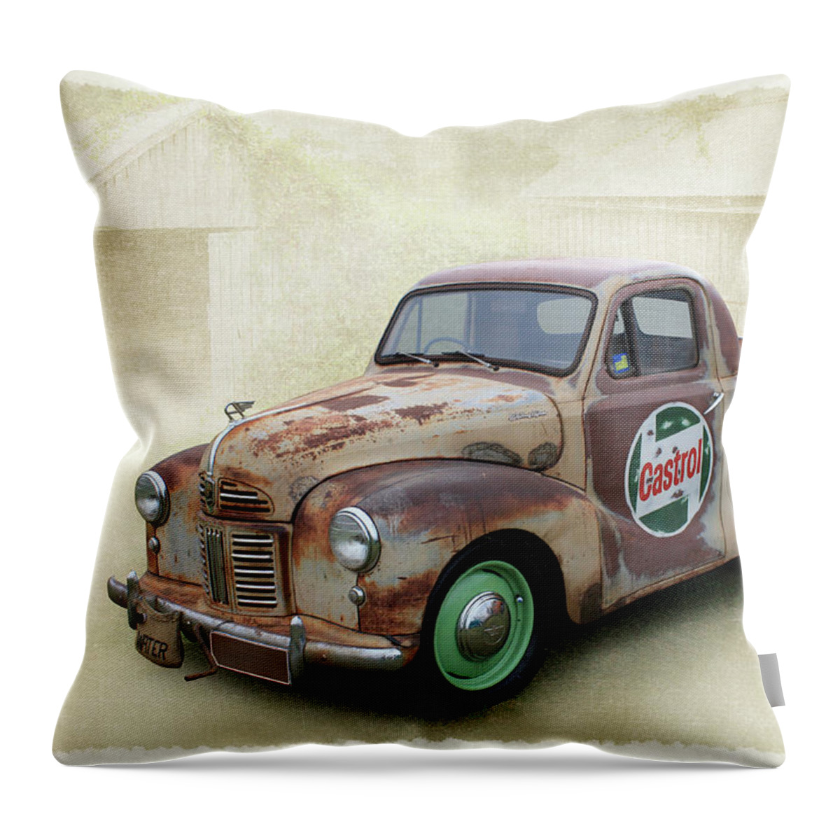 Automotive Throw Pillow featuring the photograph Austin Ute by Keith Hawley