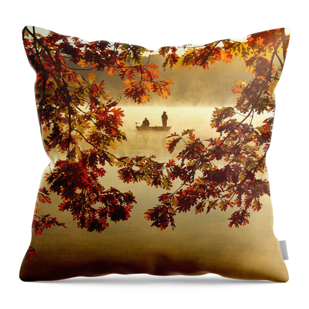 Autumn Throw Pillow featuring the photograph Autumn Nostalgia by Rob Blair