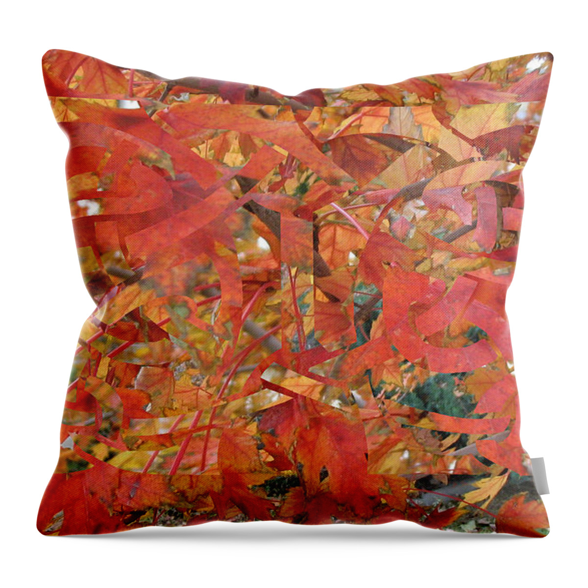 Celtic Throw Pillow featuring the digital art Autumnal Celtic Celebration 1 by Laura Davis