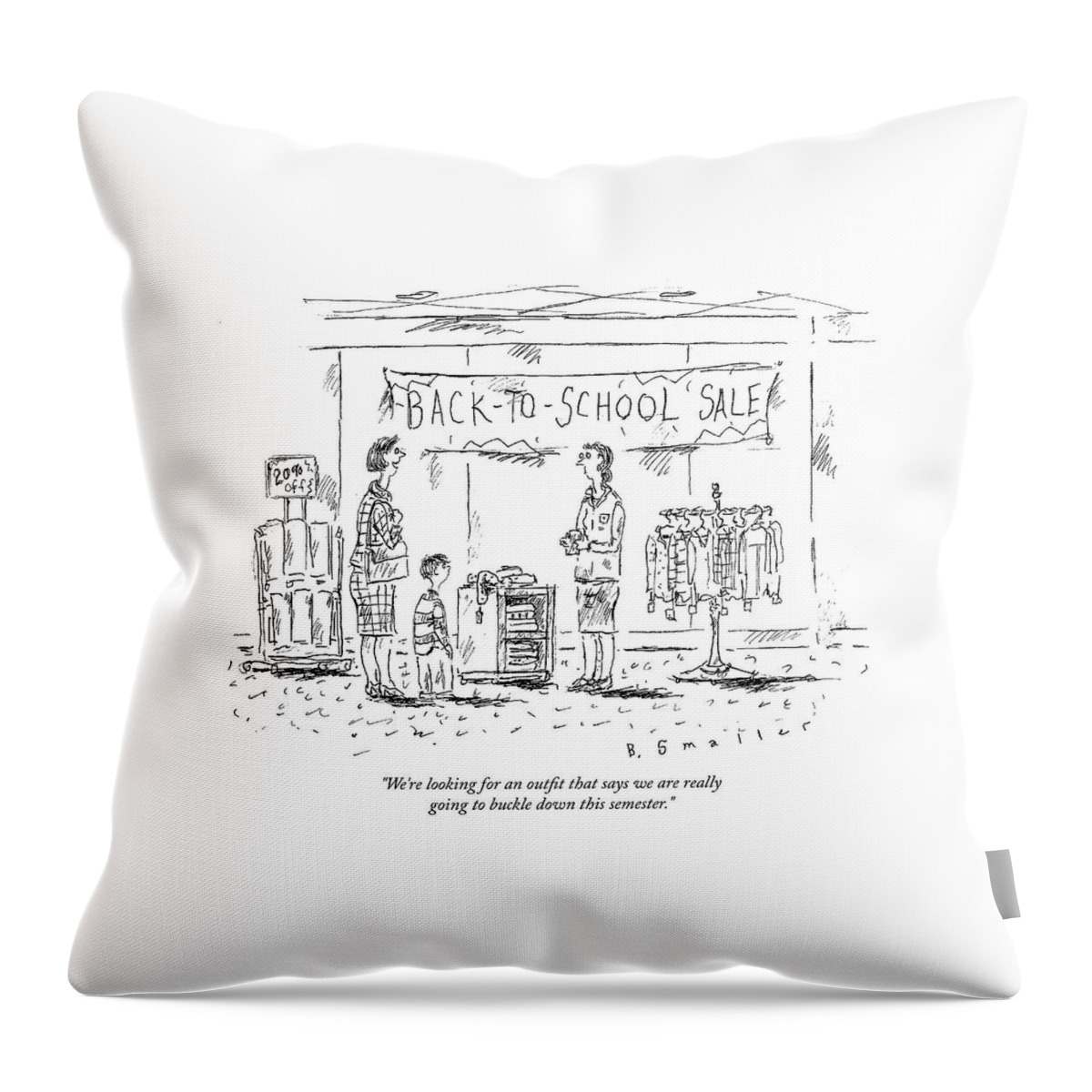 Back-to-school-sale Throw Pillow
