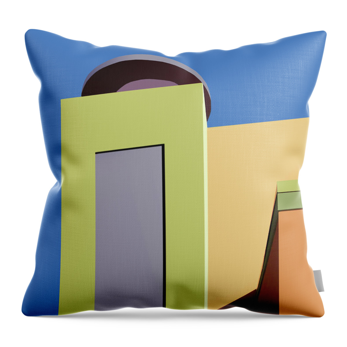 New Mexico Throw Pillow featuring the photograph Back to the Market by Nikolyn McDonald