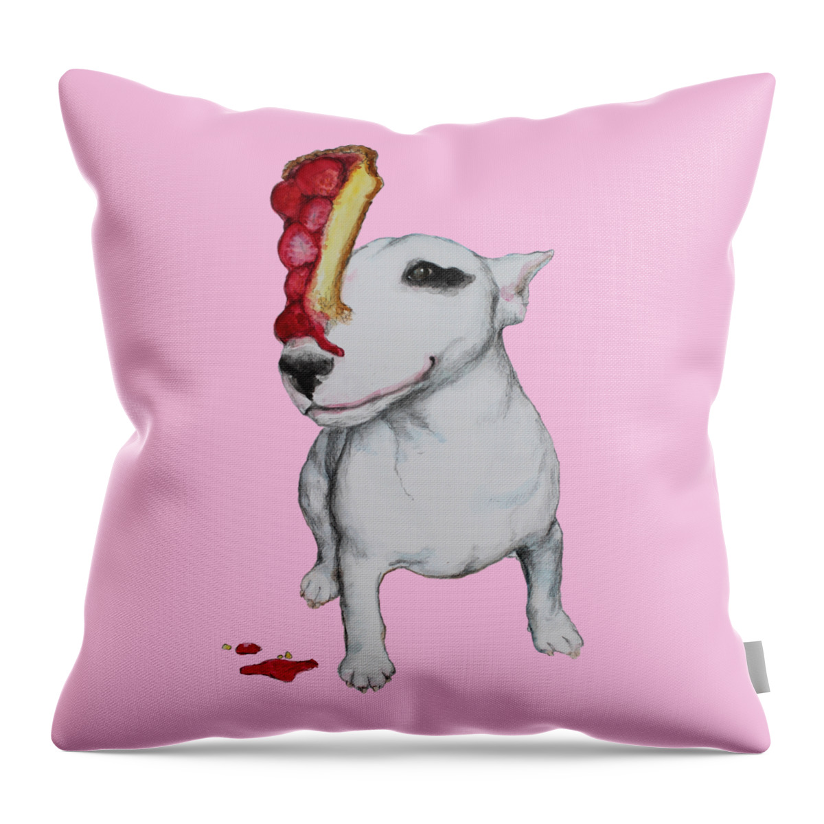 Noewi Throw Pillow featuring the painting Balanced Diet by Jindra Noewi
