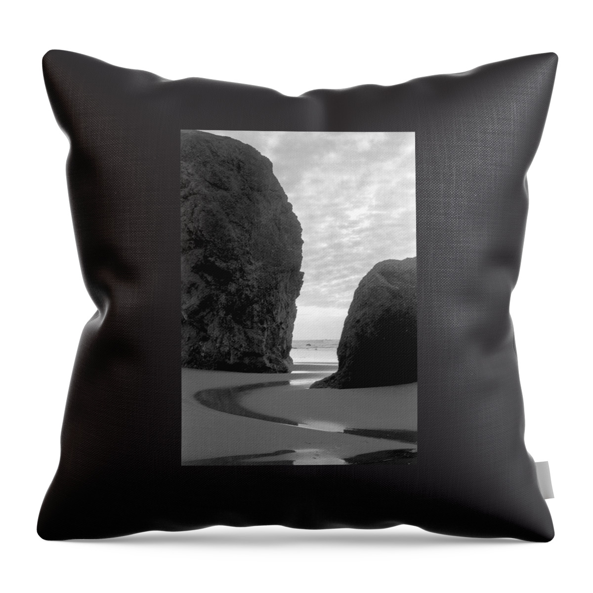 Bandon Throw Pillow featuring the photograph Bandon by Trish Hale