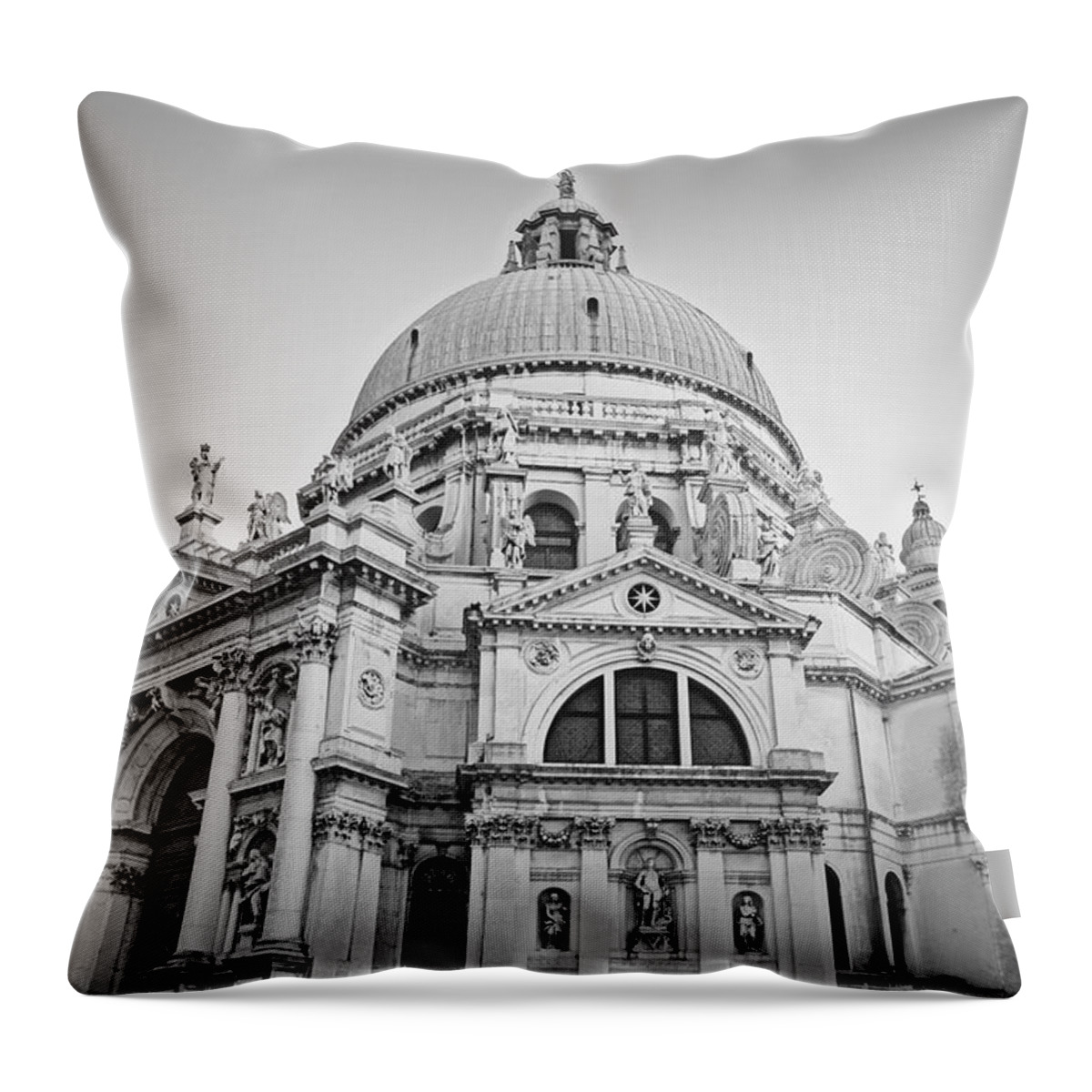 City Throw Pillow featuring the photograph Basilica di Santa Maria by Jonathan Kerckhaert