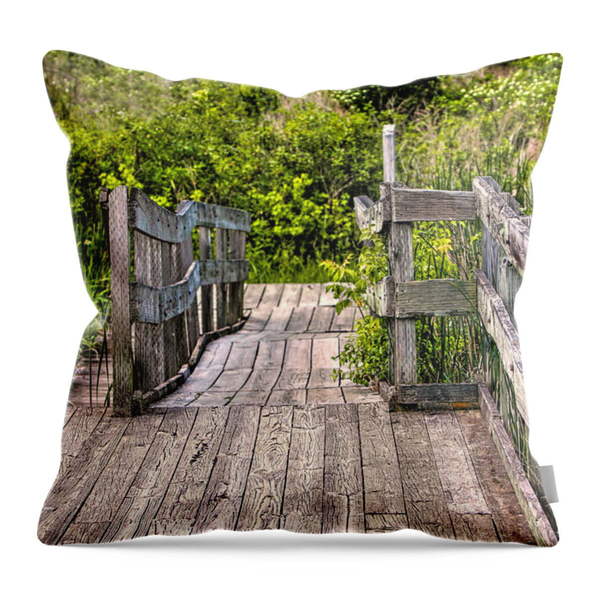 Bayou Throw Pillow featuring the photograph Bayou by Pat Cook