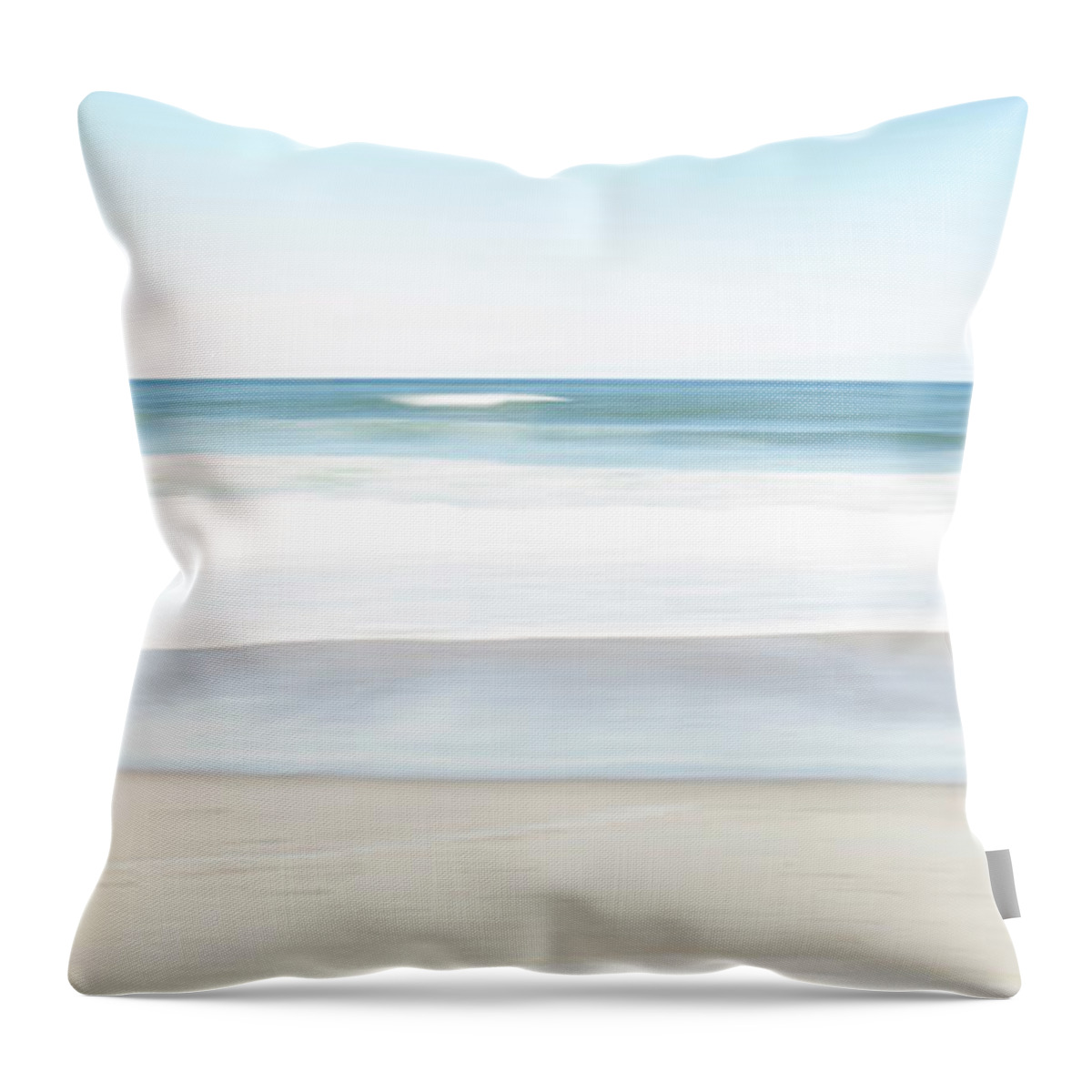 Beach Throw Pillow featuring the photograph Beach Abstract by Michael James