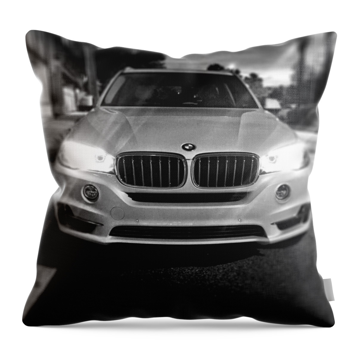 Bmw Throw Pillow featuring the photograph Beamer by Michael Albright