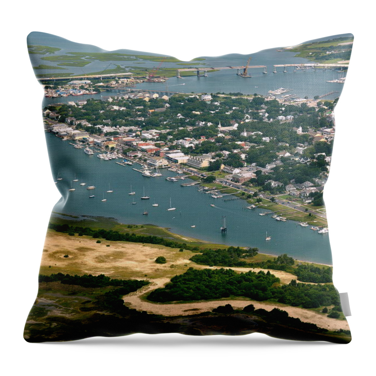 Beaufort Throw Pillow featuring the photograph Beaufort by Dan Williams