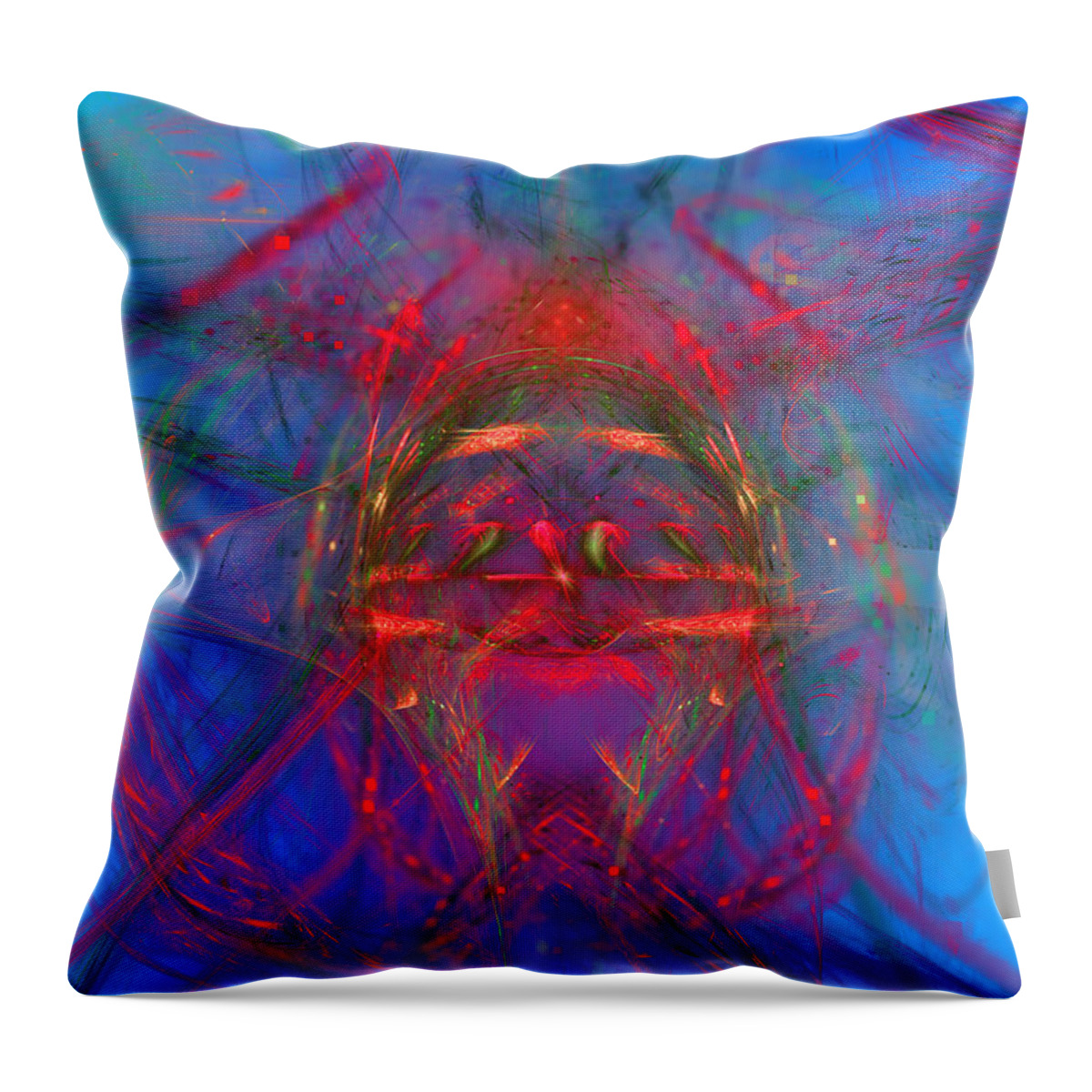 Art Throw Pillow featuring the digital art Beautiful Minds by Jeff Iverson