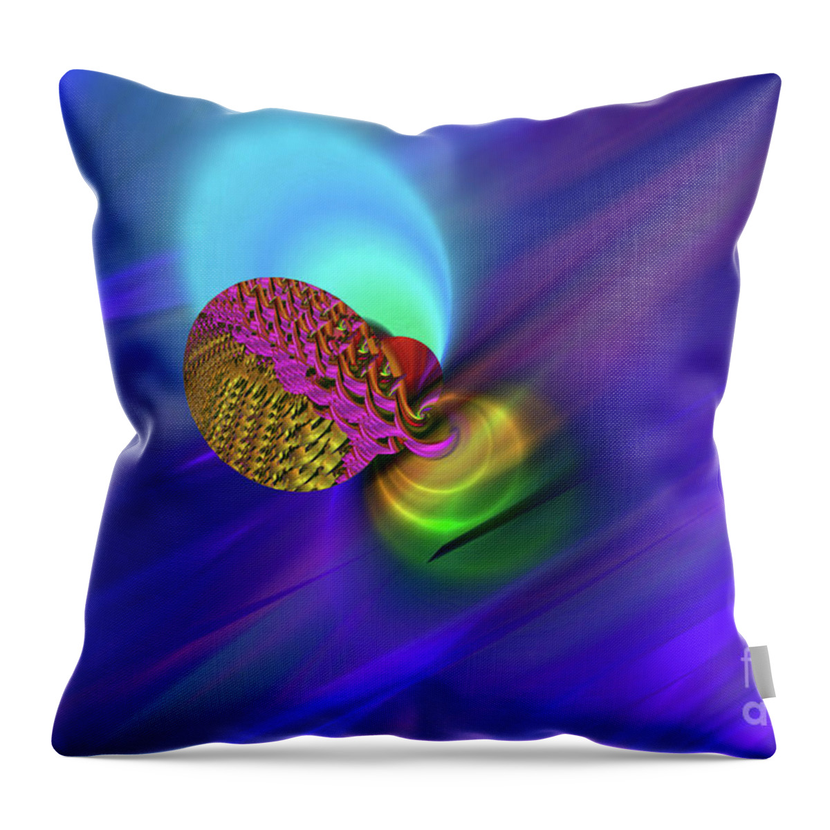 Abstract Throw Pillow featuring the photograph Beautiful New Life by Elaine Hunter