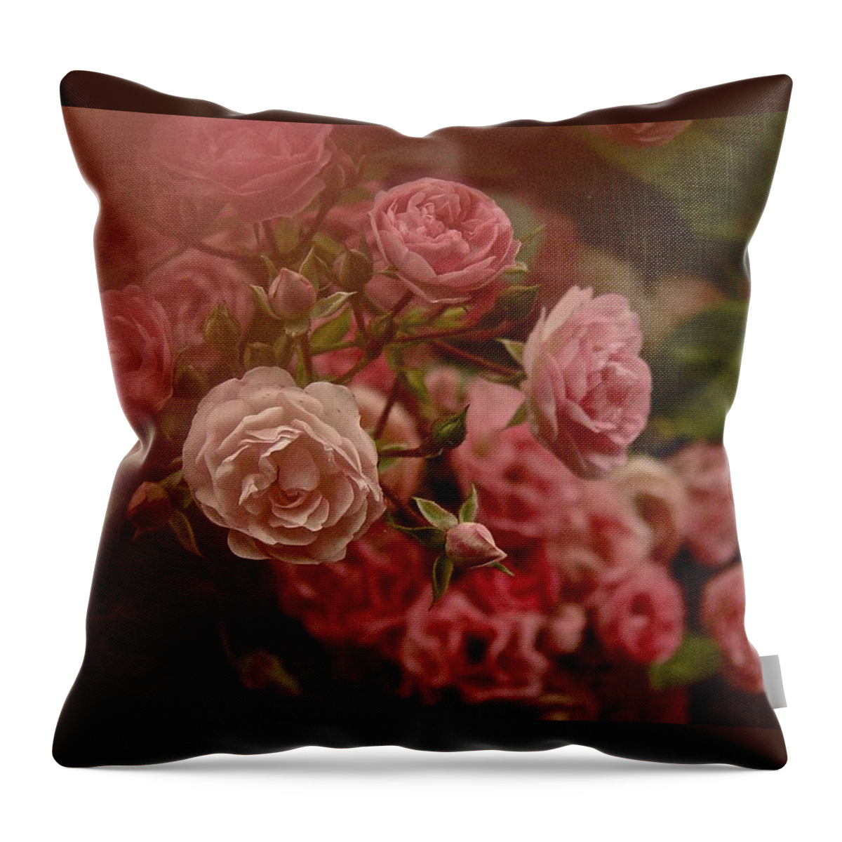 Roses Throw Pillow featuring the photograph Beautiful Roses 2016 No. 2 by Richard Cummings