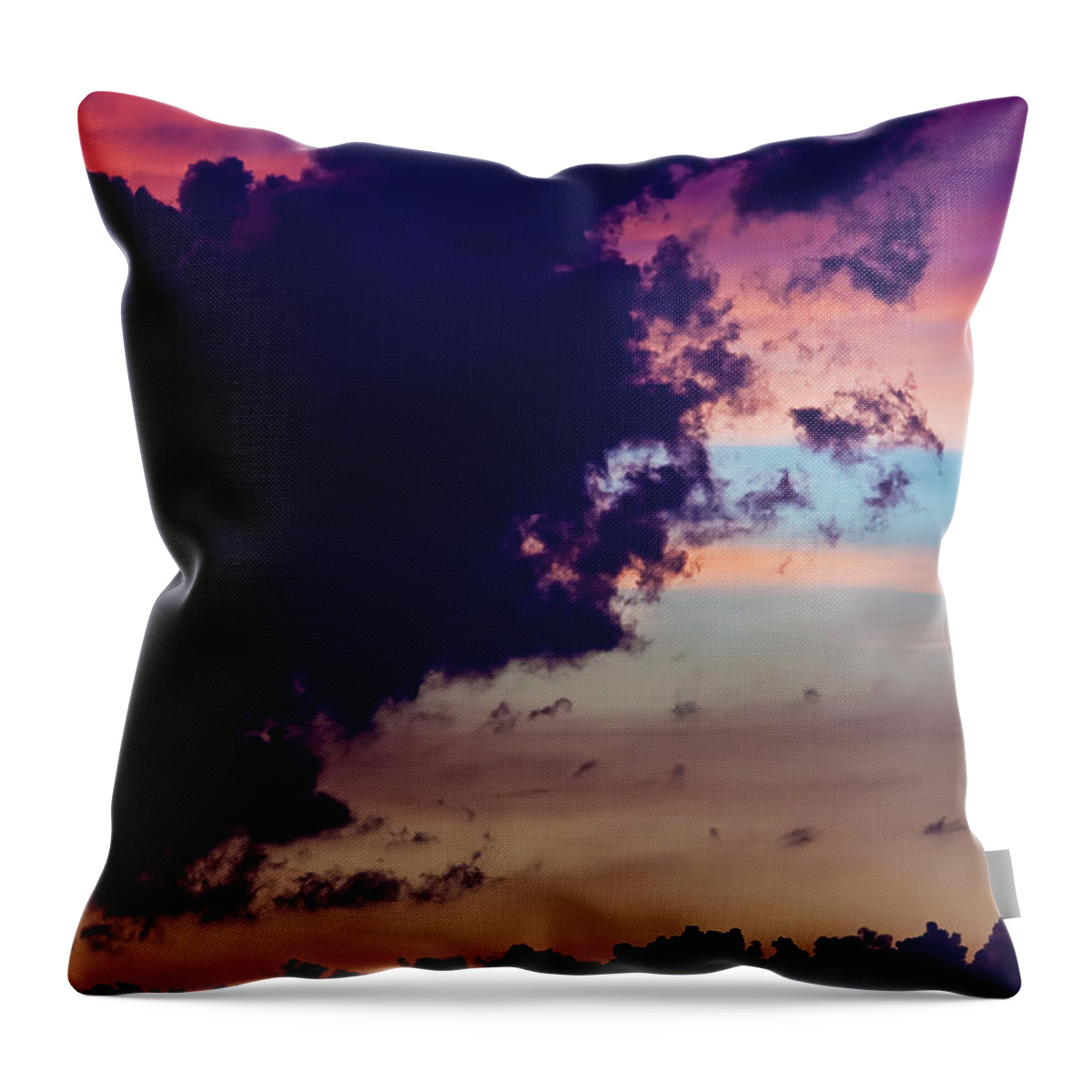 Galena Throw Pillow featuring the photograph Beauty and the Storm by Joni Eskridge
