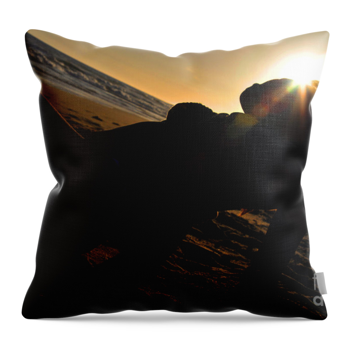 Glamour Photographs Throw Pillow featuring the photograph Beauty at dusk by Robert WK Clark