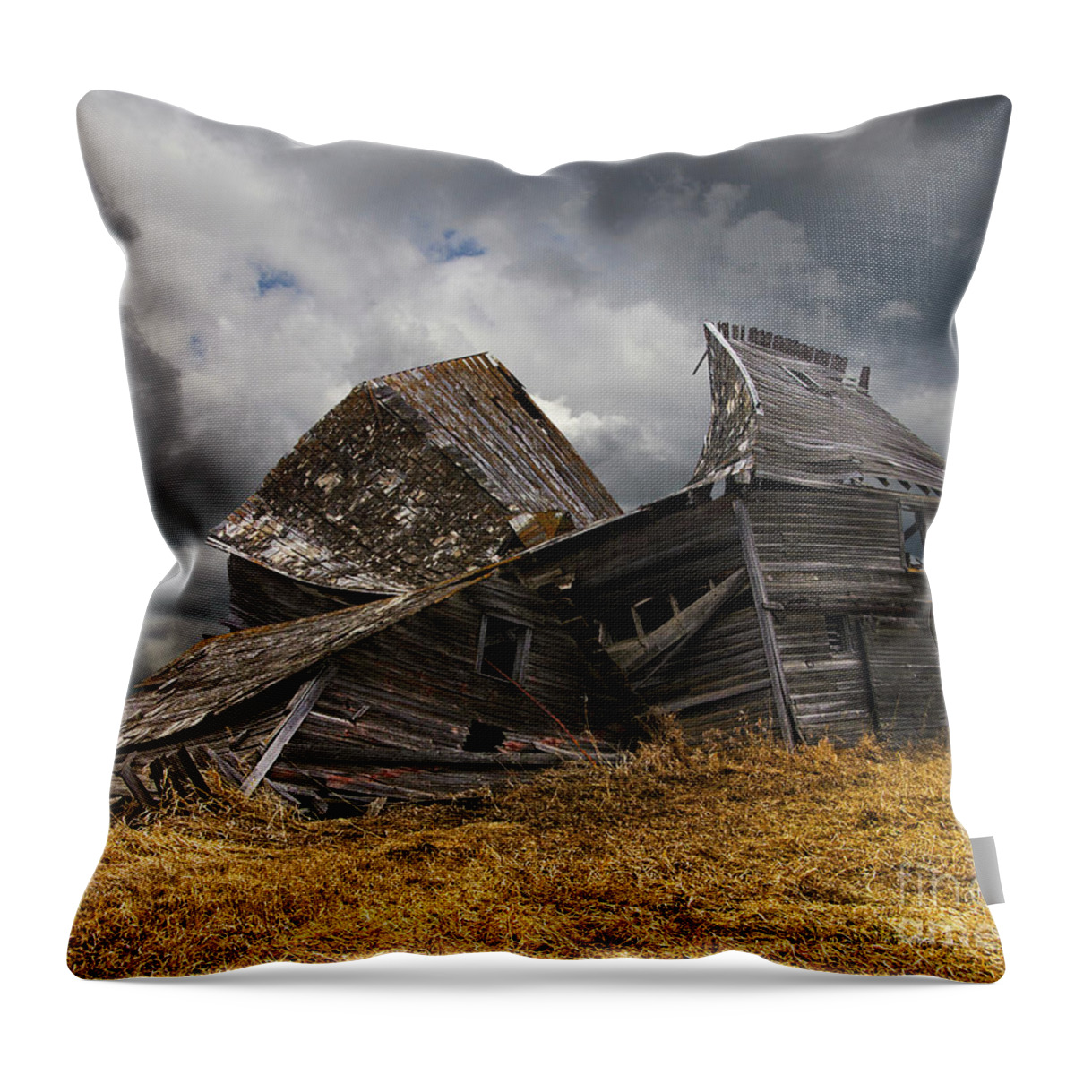 Cloud Throw Pillow featuring the photograph Beauty Of Barns 13 by Bob Christopher
