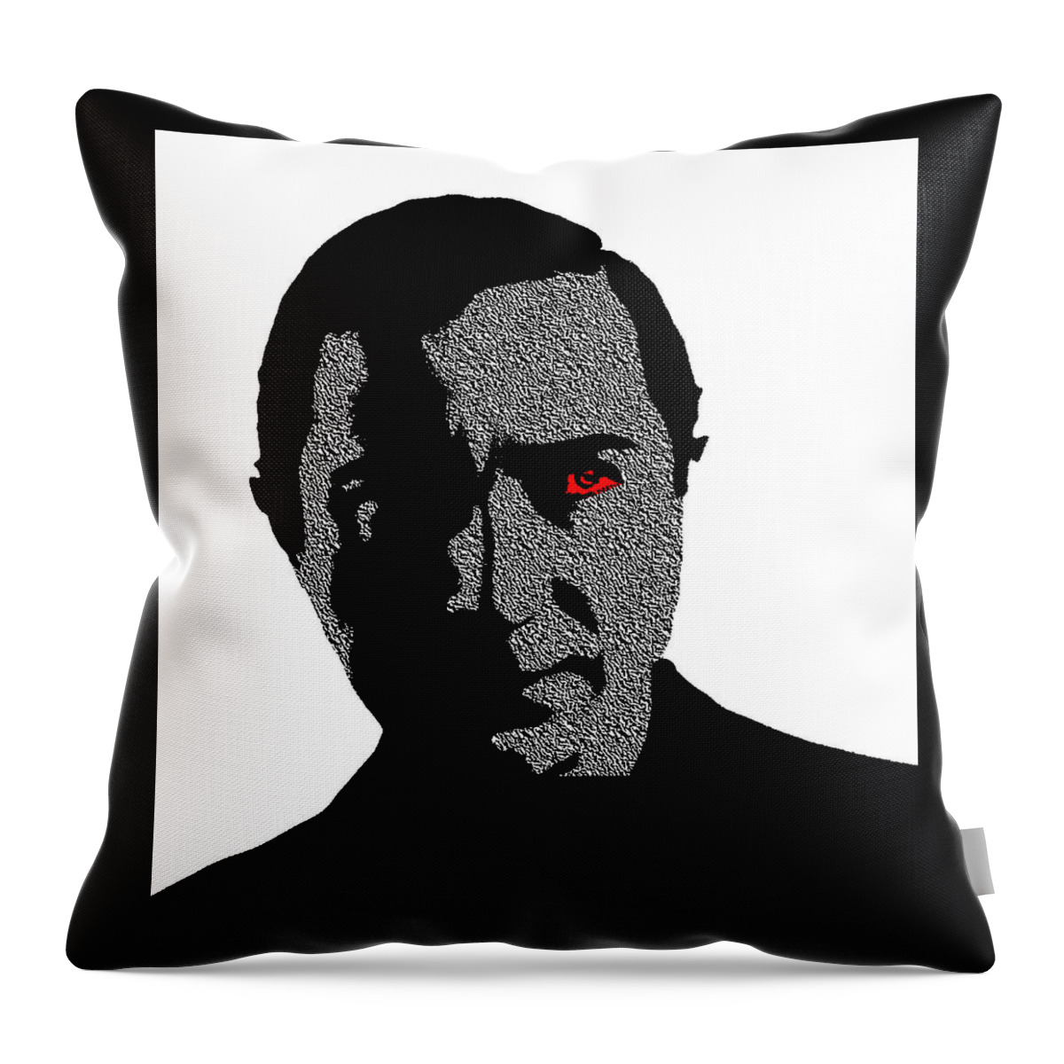 Bela Lugosi Throw Pillow featuring the photograph Bela Lugosi by Emme Pons