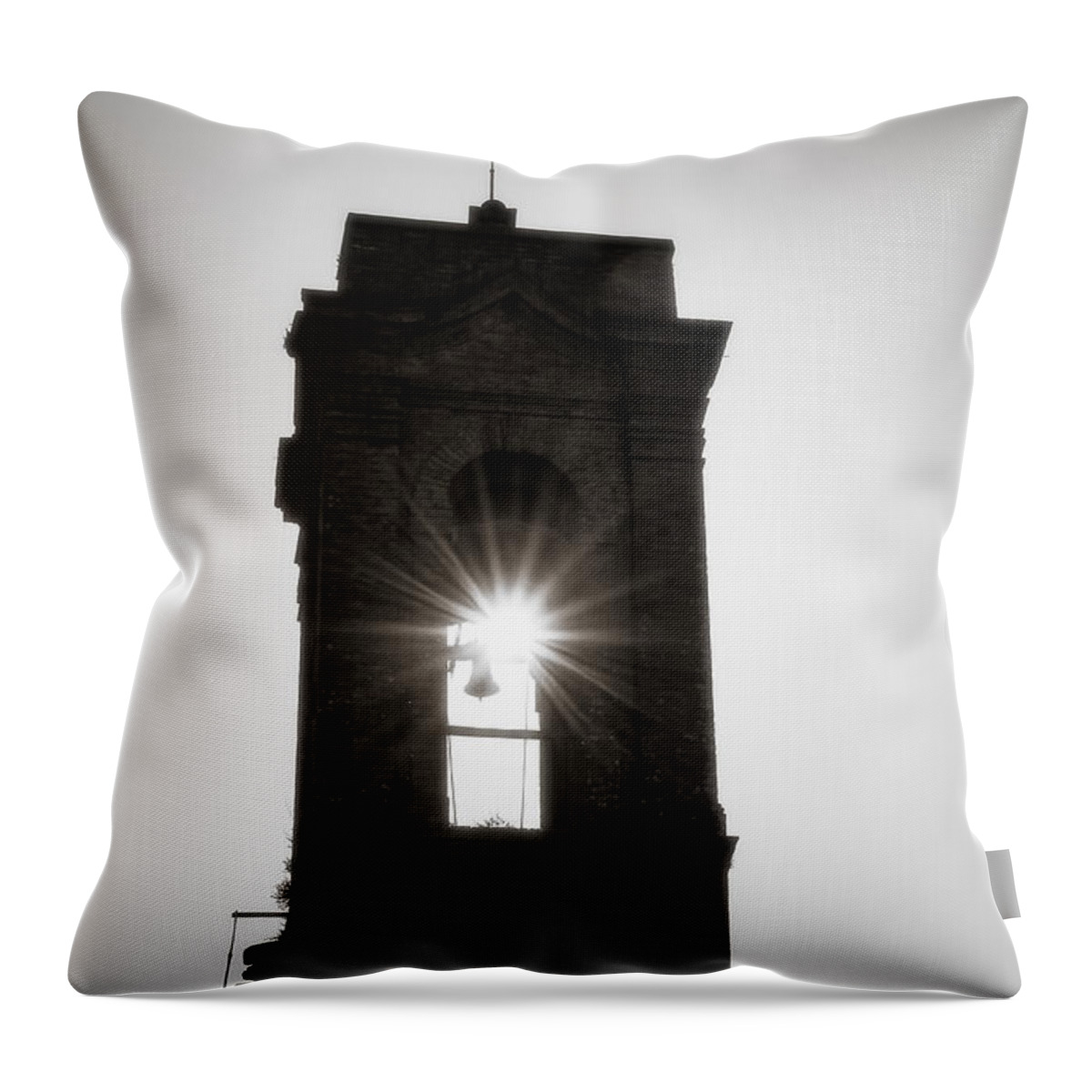 Italy 2015 Throw Pillow featuring the photograph Bell Burst by Deborah Scannell