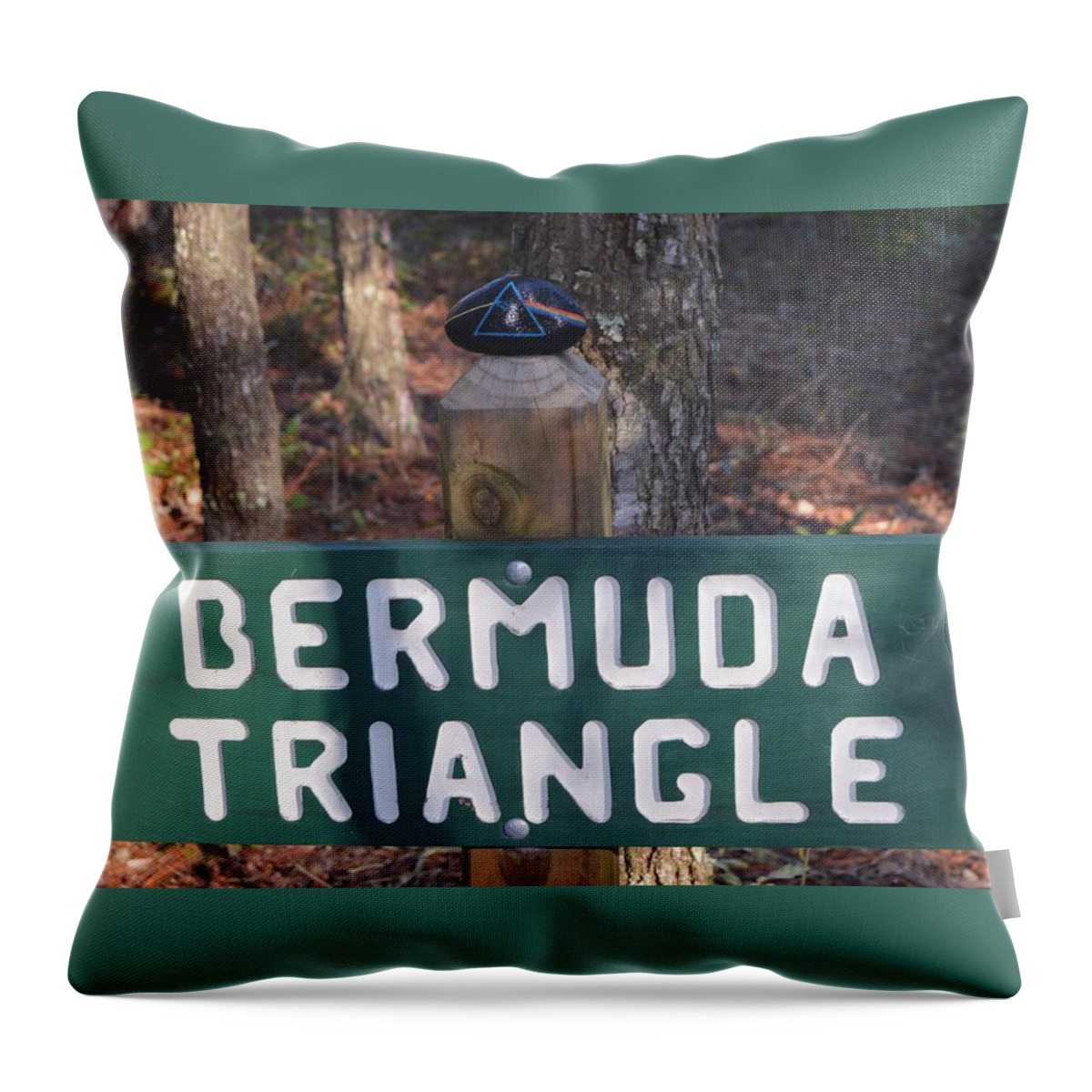 Bermuda Triangle Throw Pillow featuring the photograph Bermuda Triangle by Warren Thompson