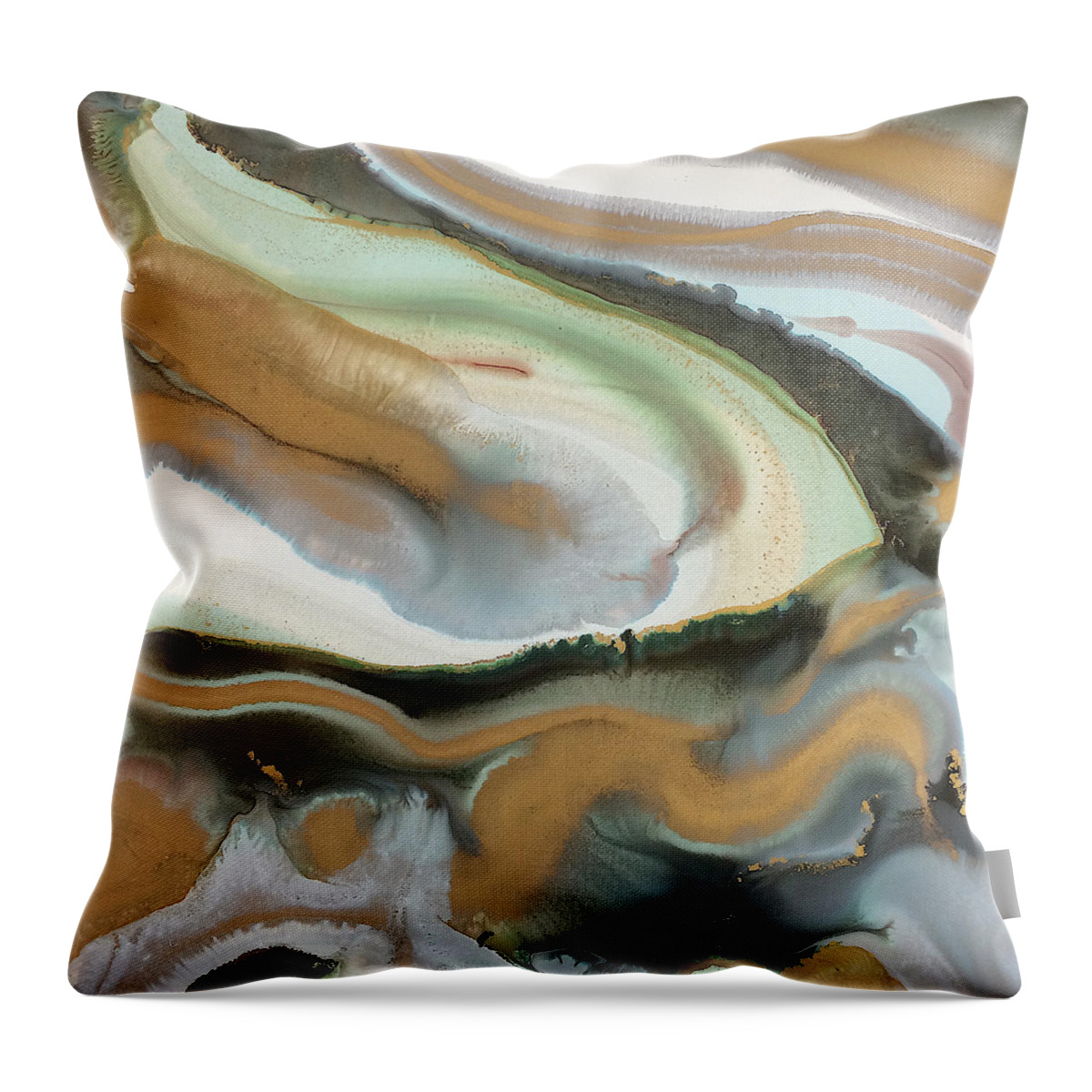 Contemporary Art Throw Pillow featuring the painting BEWiTCHED by Linnea Heide