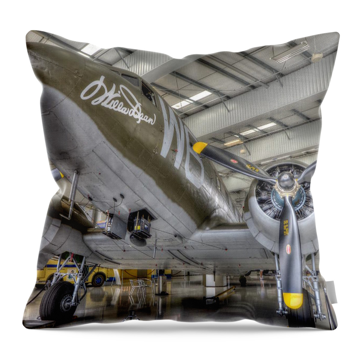 Plane Throw Pillow featuring the photograph Big Boy by Craig Incardone