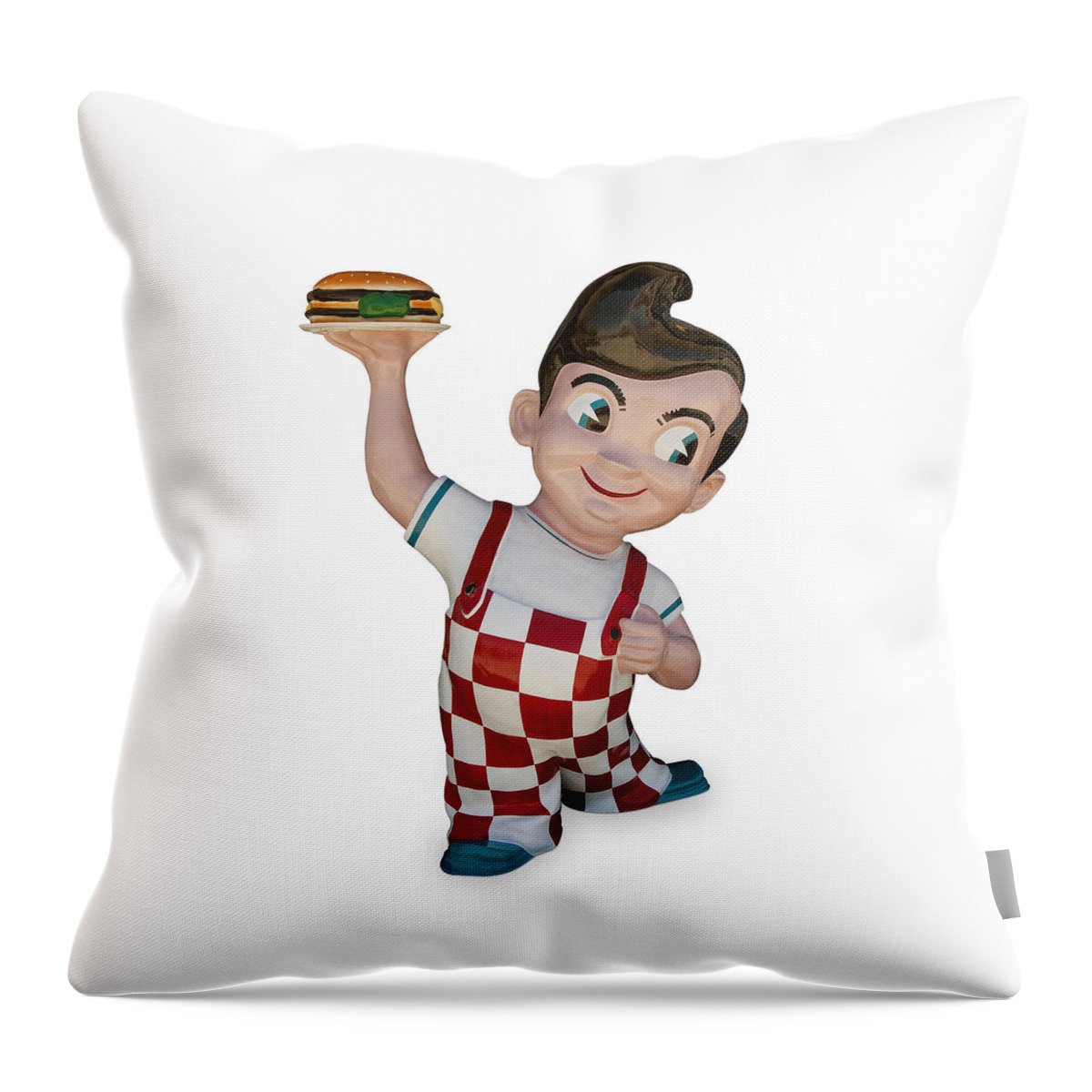 Bob's Big Boy Throw Pillow featuring the photograph The Big Boy by Gary Warnimont