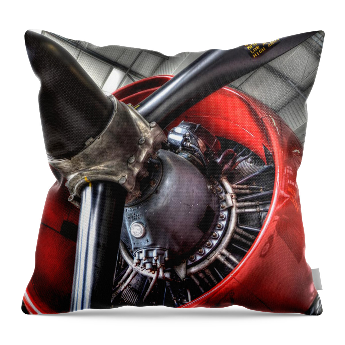 Plane Throw Pillow featuring the photograph Big Power by Craig Incardone