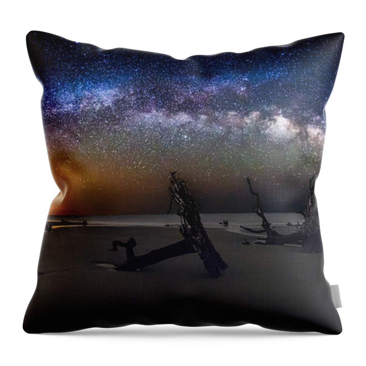 Milky Way Throw Pillow featuring the photograph Big Sexy Milky Way by Robert Loe
